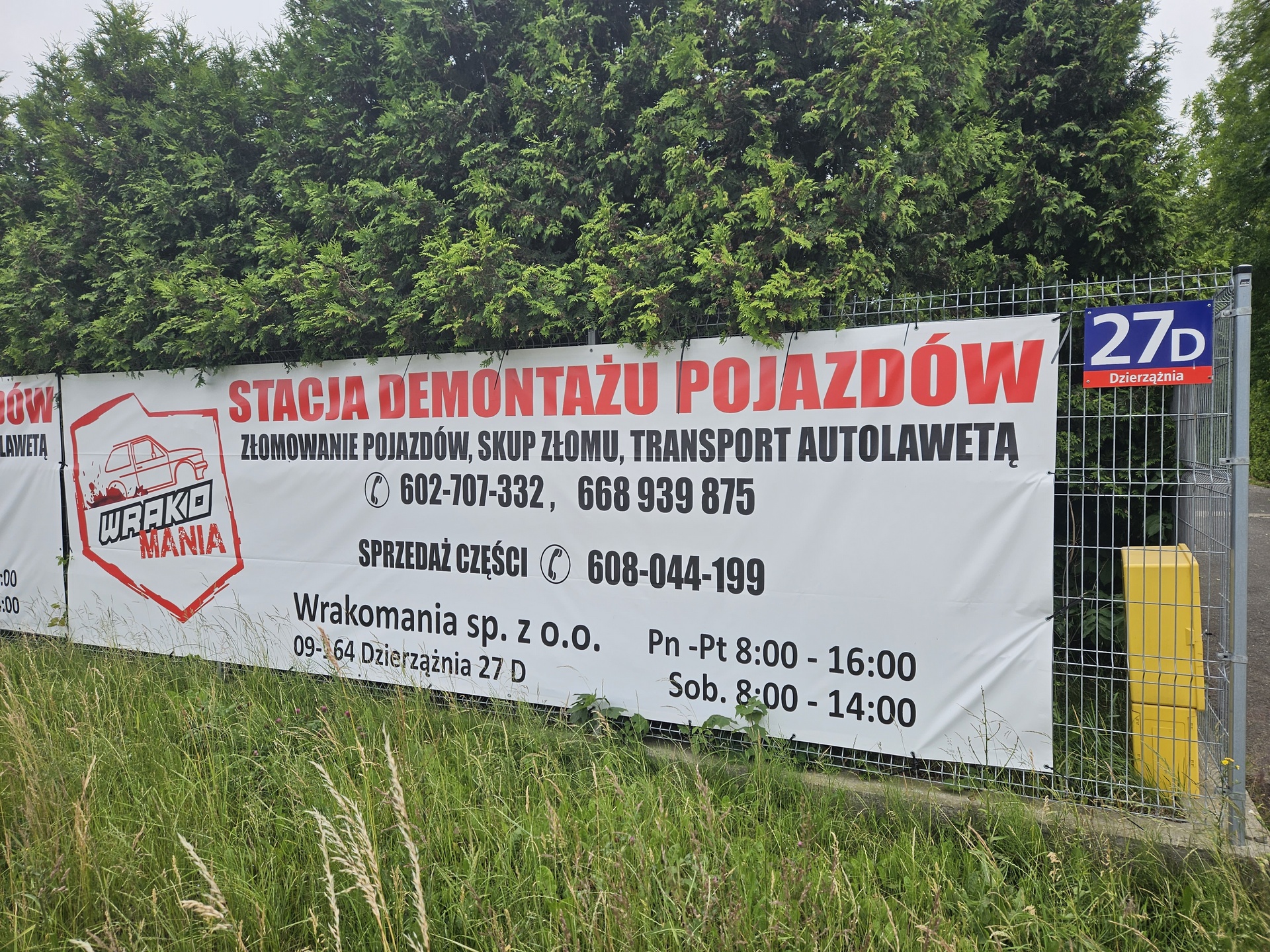 autokasacja Dzierzążnia